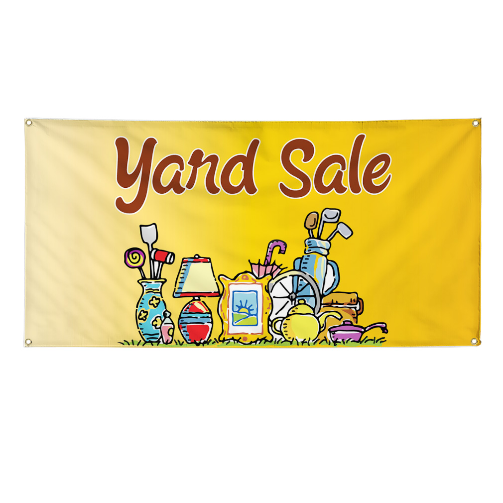 Vinyl Banner Multiple Sizes Yard Sale A Outdoor Advertising Printing Business