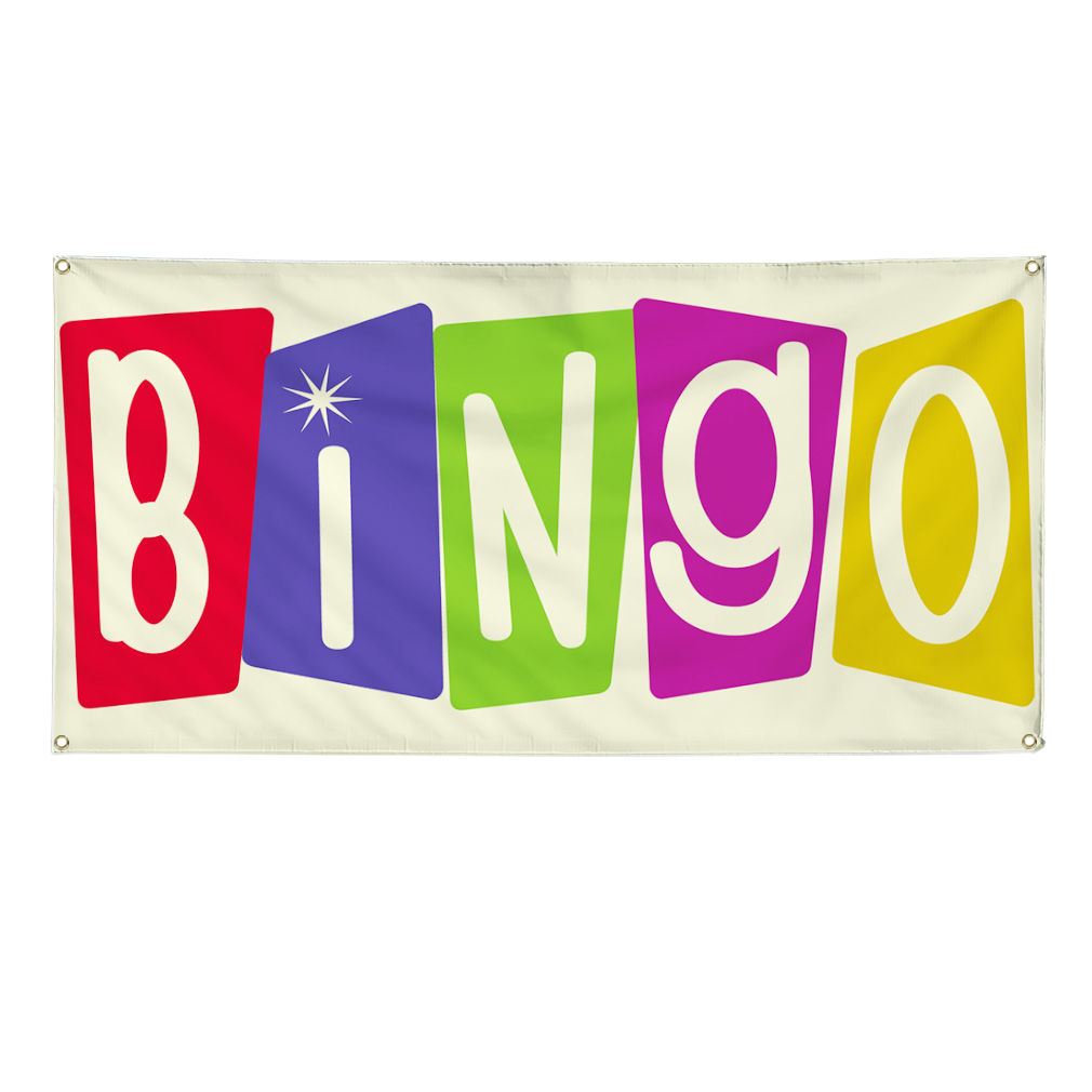 Vinyl Banner Multiple Sizes Bingo A Outdoor Advertising Printing Business
