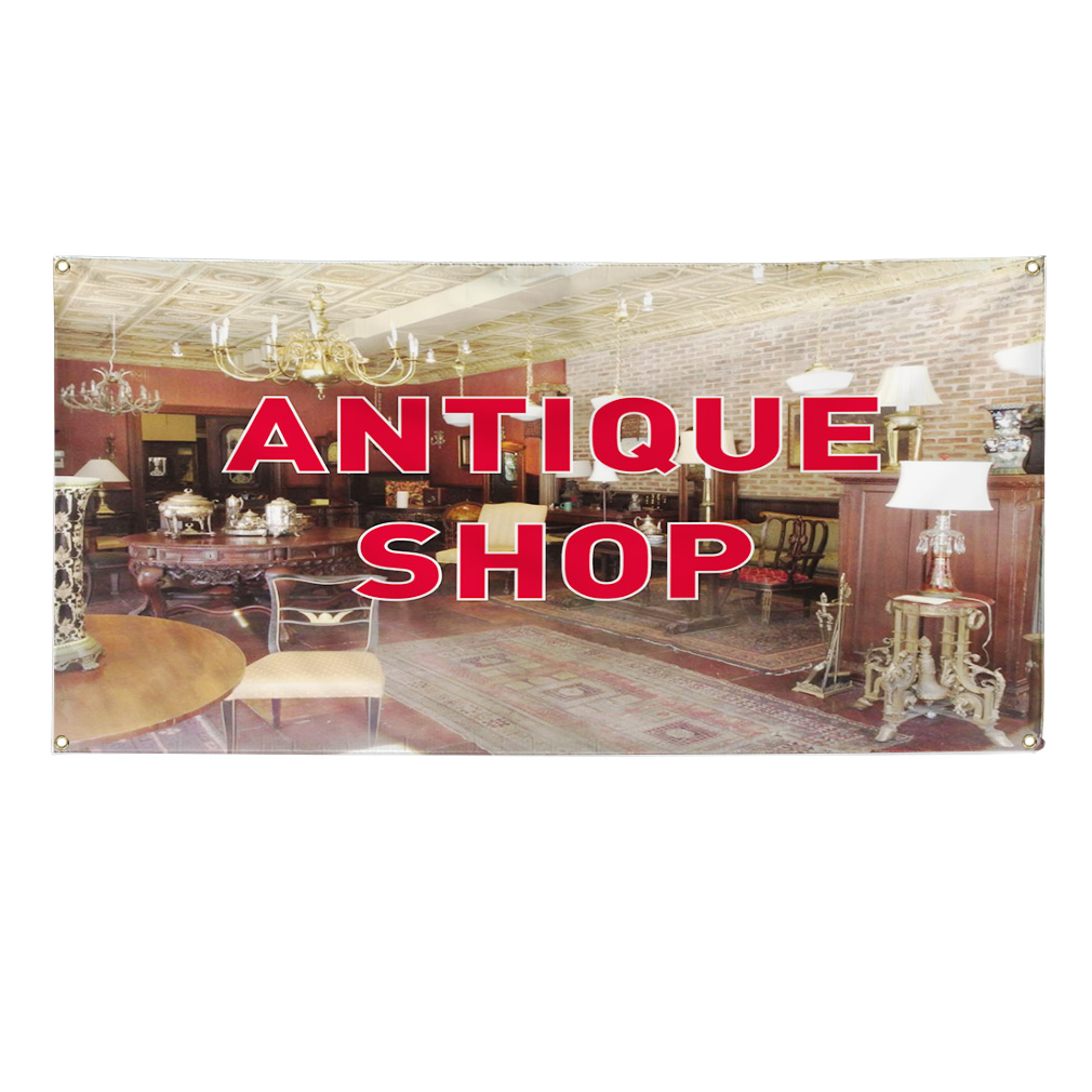 Vinyl Banner Multiple Sizes Antique Shop H Outdoor Advertising Printing Business