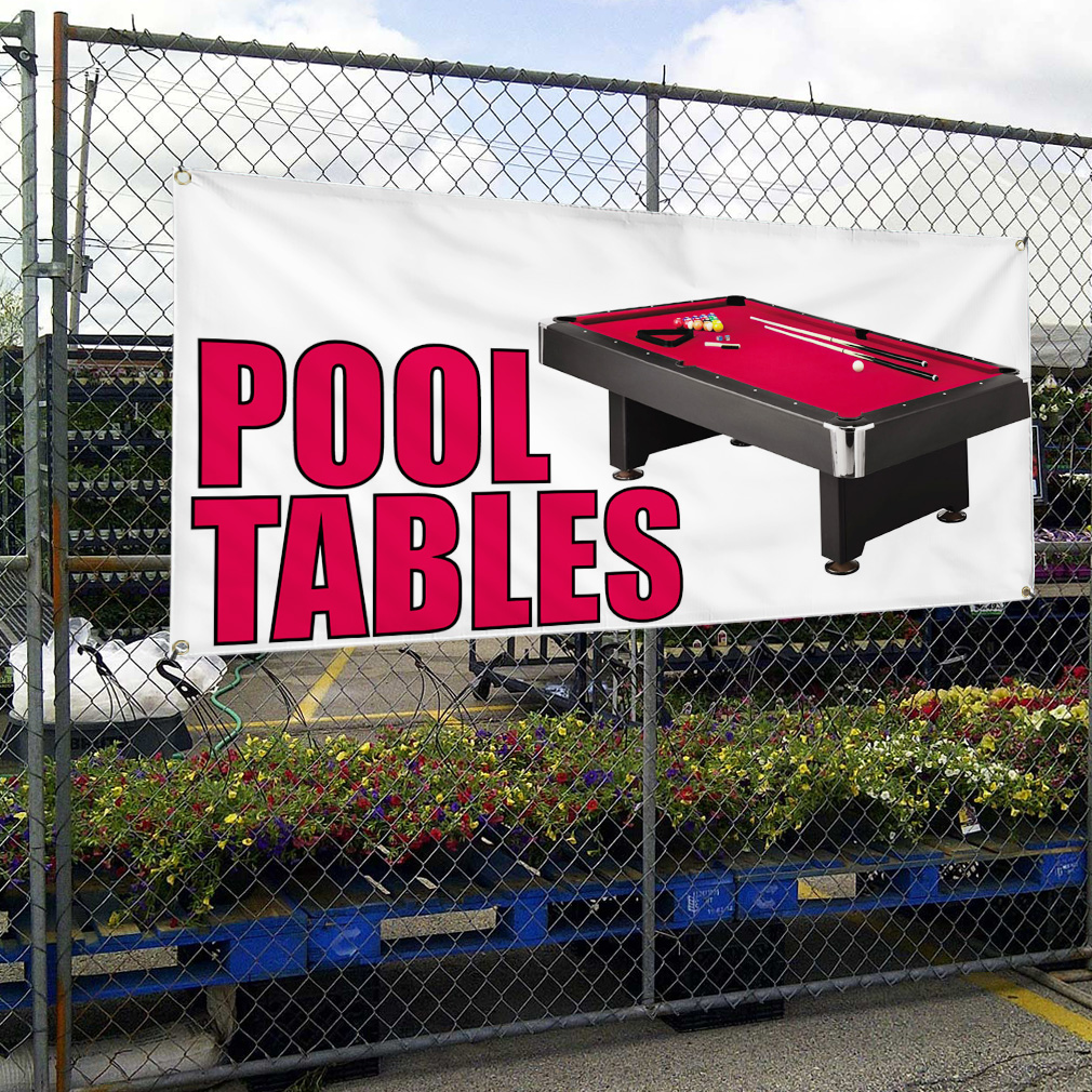 Vinyl Banner Multiple Sizes Pool Tables B Outdoor Advertising Printing ...