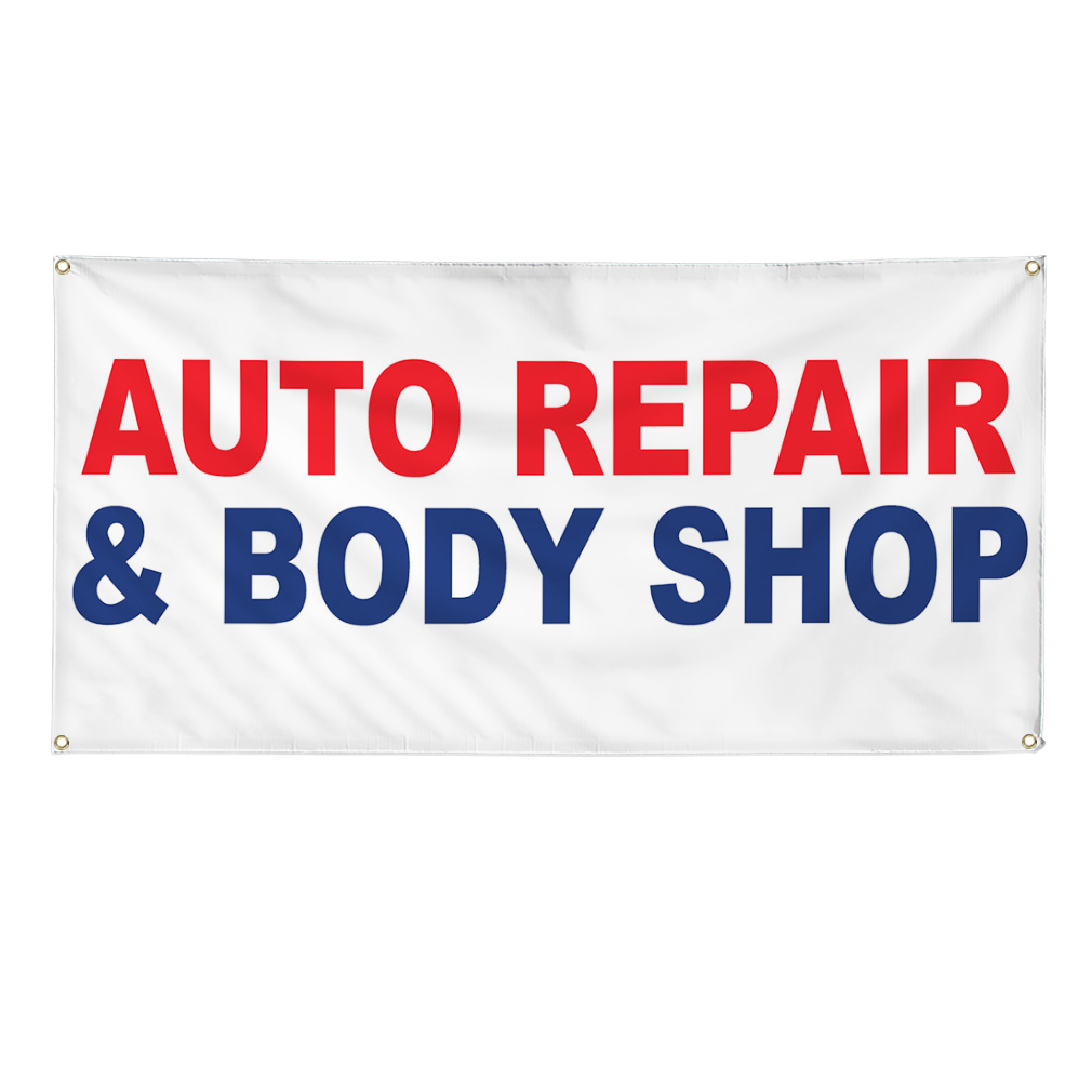 Vinyl Banner Multiple Sizes Automotive Weatherproof Industrial Yard Signs