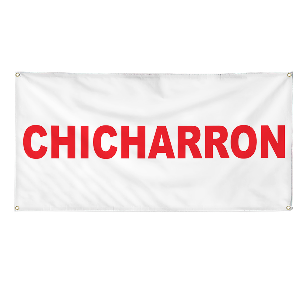 Vinyl Banner Multiple Options Chicharron Outdoor Advertising Printing Outdoor