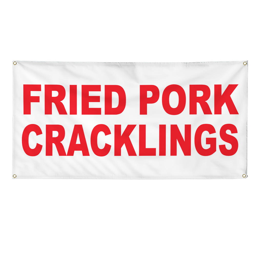Vinyl Banner Multiple Sizes Restaurant & Food Weatherproof Industrial Yard Signs