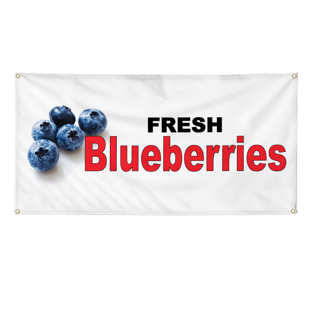 Vinyl Banner Multiple Sizes Food & Beverage Weatherproof Industrial Yard Signs