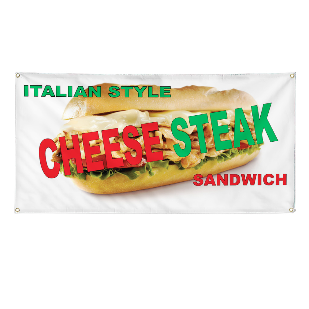 Vinyl Banner Multiple Sizes Restaurant & Food Weatherproof Industrial Yard Signs